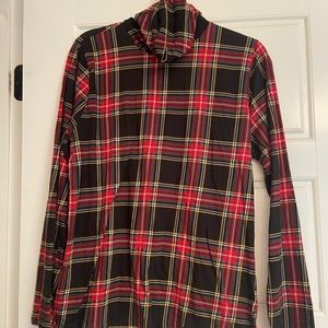 Tissue t-shirt turtleneck